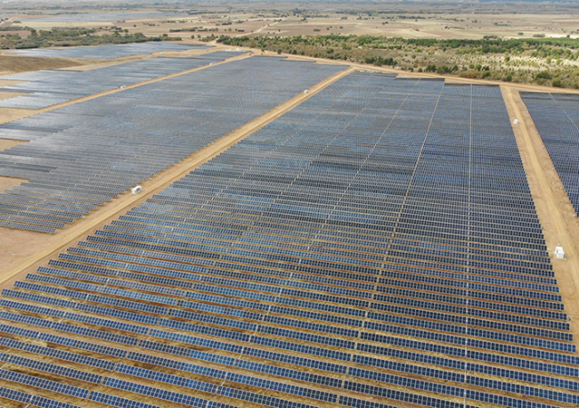 Foto El complejo solar de Axpo en la provincia de León finaliza su fase de construcción.